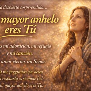 Mi Mayor Anhelo Eres Tú – Canto
